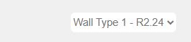 Wall Type Select